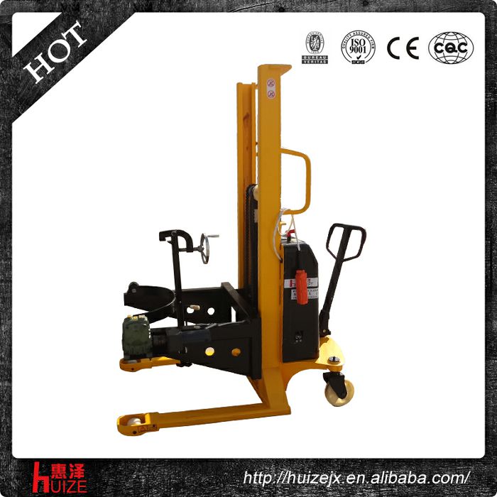 半電動(dòng)可傾式油桶車(chē)(手夾緊電翻轉(zhuǎn)) 半電動(dòng)可傾式油桶車(chē)(手夾緊電翻轉(zhuǎn))